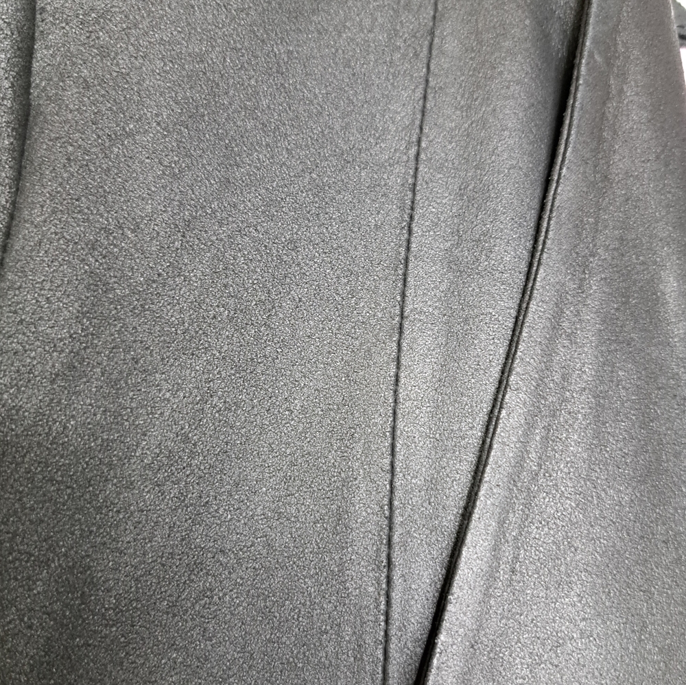 B.B Dakota Women's Brycon Black Leather Open Front Drape Jacket Size XS NWOT - Picture 9 of 16
